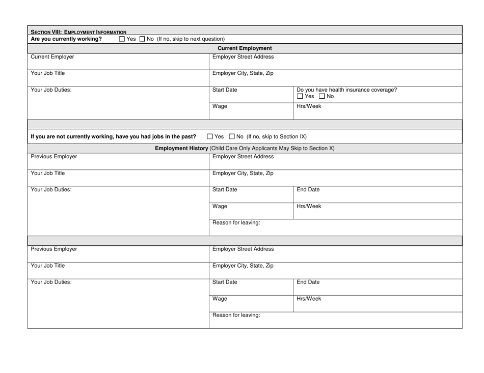 Form DCF-F-DWSP2471 Wisconsin Works (W-2) and Related Programs Application - Wisconsin, Page 6