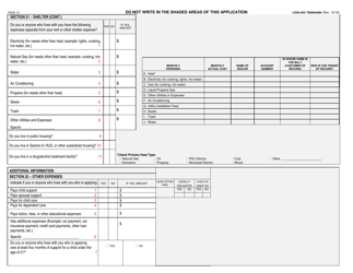 Form LDSS-2921 Application for Certain Benefits and Services - New York, Page 16