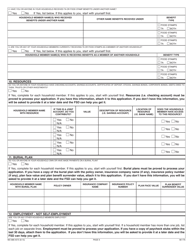 Form 886-4573 Application for Temporary Assistance Cash Benefits - Missouri, Page 6