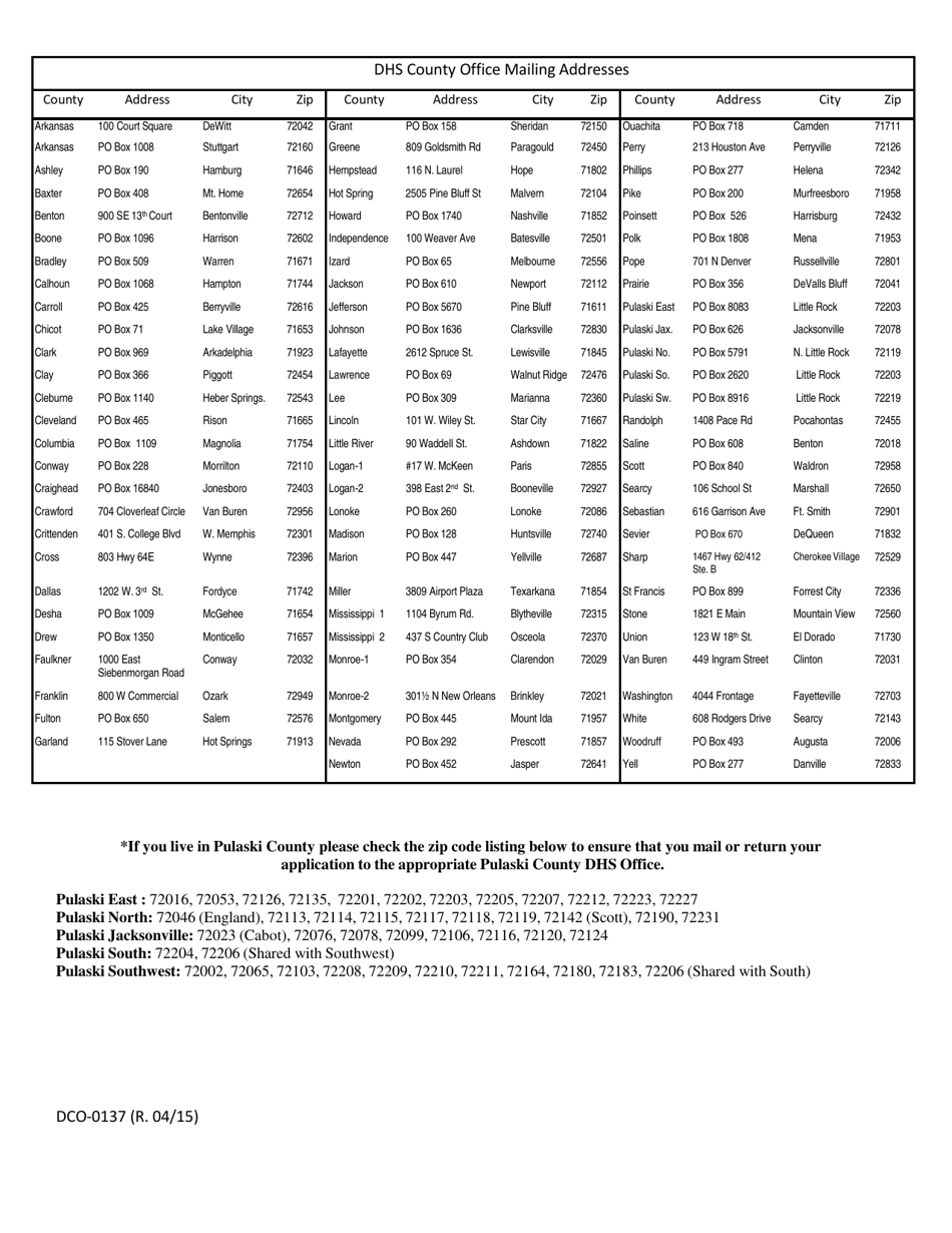 Form DCO-215 Application for Snap and Tea - Arkansas, Page 14