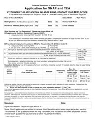 Form DCO-215 Application for Snap and Tea - Arkansas, Page 5