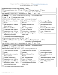 Form FAA-0001A Application for Benefits - Arizona, Page 20