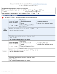 Form FAA-0001A Application for Benefits - Arizona, Page 21