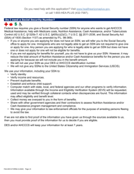 Form FAA-0001A Application for Benefits - Arizona, Page 5