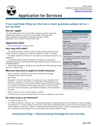 Document preview: Form GEN50C (06-3860) Application for Services - Alaska