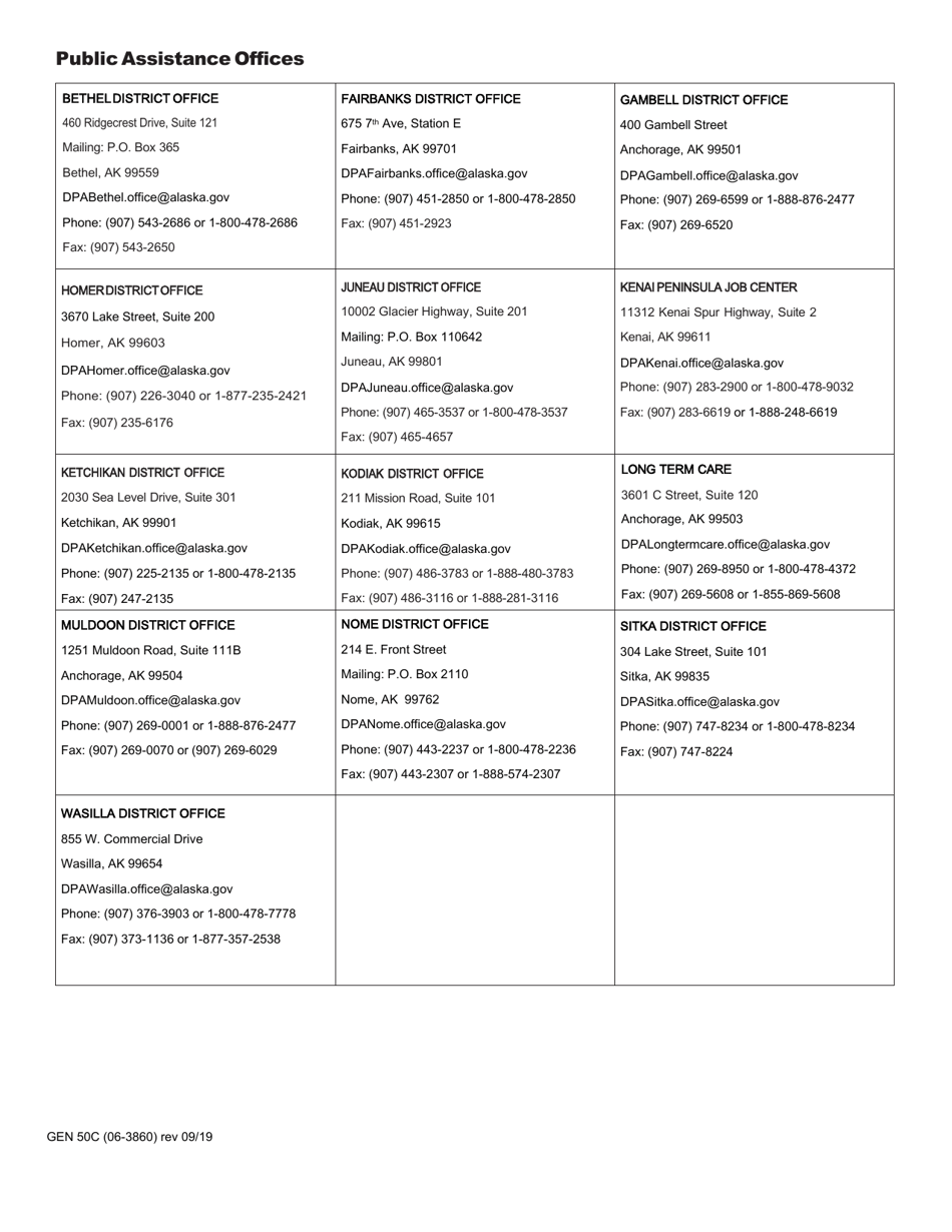 Form GEN50C (06-3860) Application for Services - Alaska, Page 28
