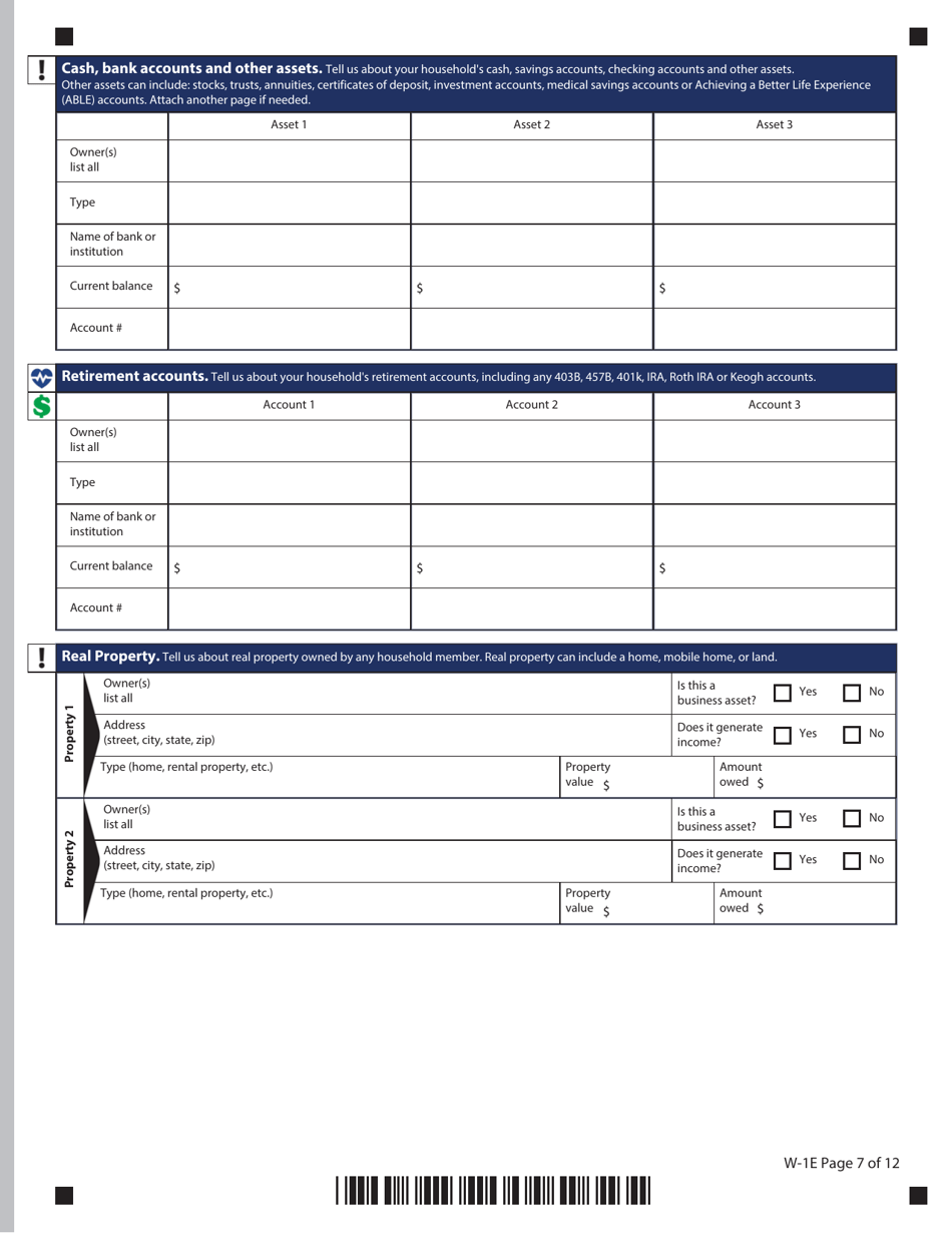 Form W-1E Application for Benefits - Connecticut, Page 11
