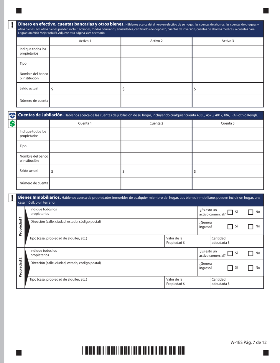 Formulario W-1ES Solicitud De Beneficios - Connecticut (Spanish), Page 11