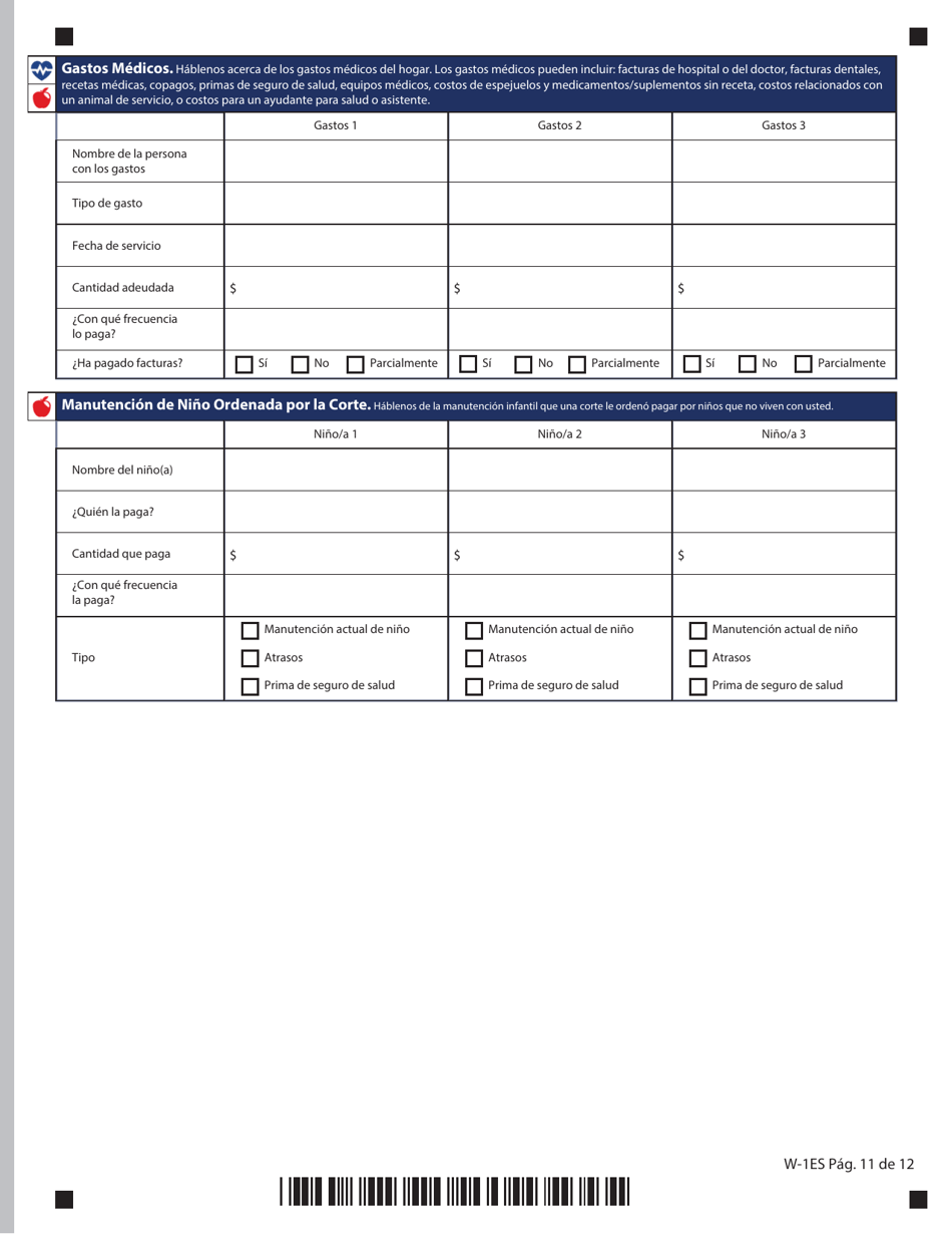 Formulario W-1ES Solicitud De Beneficios - Connecticut (Spanish), Page 15