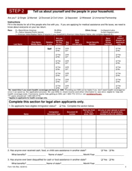 Form 100 Application for Food Benefits, Cash, Medical, and Child Care Assistance - Delaware, Page 4