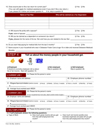 Form 100 Application for Food Benefits, Cash, Medical, and Child Care Assistance - Delaware, Page 6