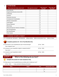 Form 100 Application for Food Benefits, Cash, Medical, and Child Care Assistance - Delaware, Page 7