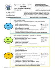 Formulario CF-ES2337S Solicitud De Access Florida - Florida (Spanish), Page 14