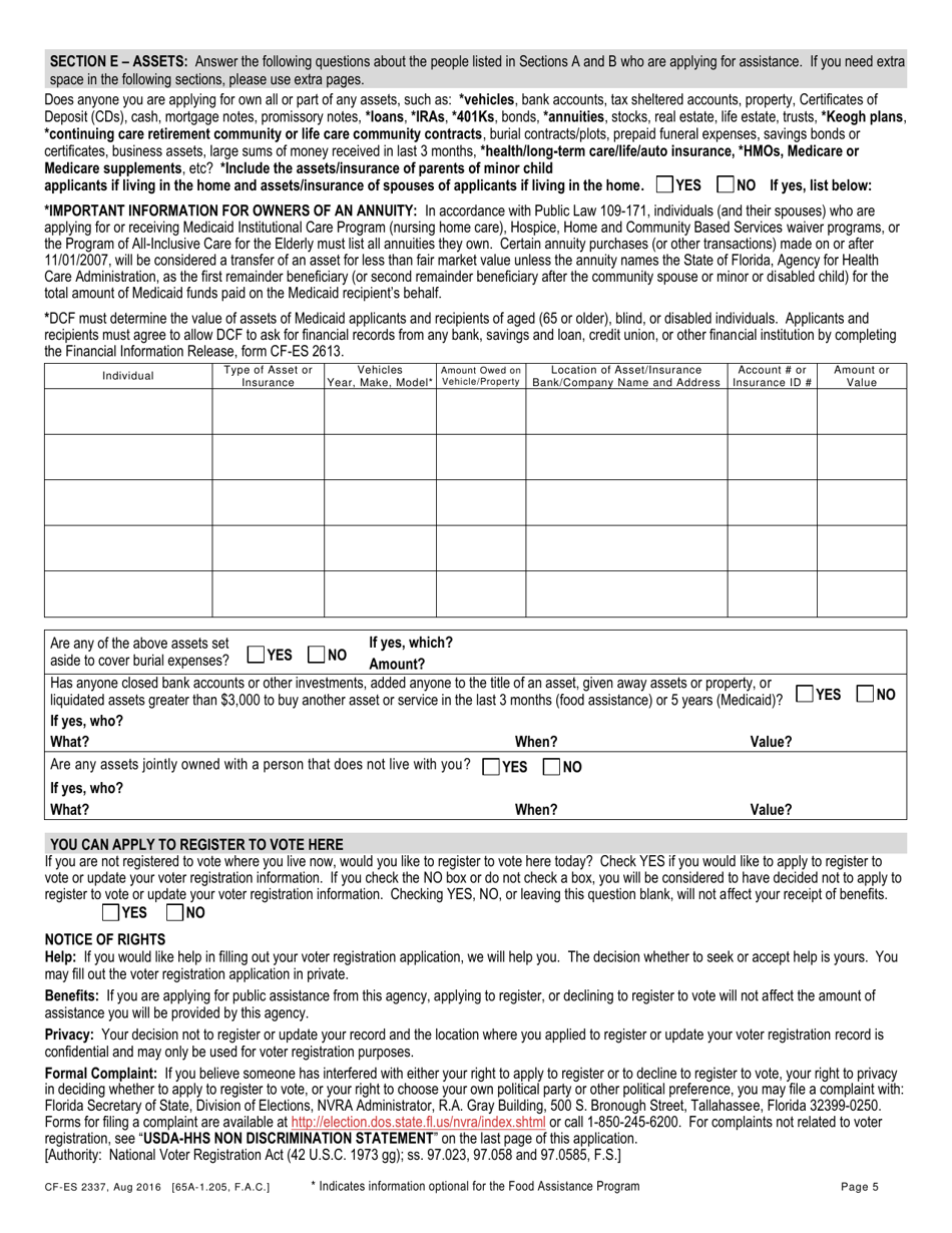 Form Cf Es2337 Fill Out Sign Online And Download Printable Pdf Florida Templateroller 1520