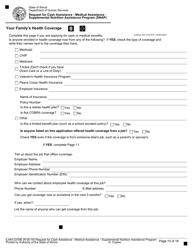 Form IL444-2378B Request for Cash Assistance - Medical Assistance - Supplemental Nutrition Assistance Program (Snap) - Illinois, Page 10