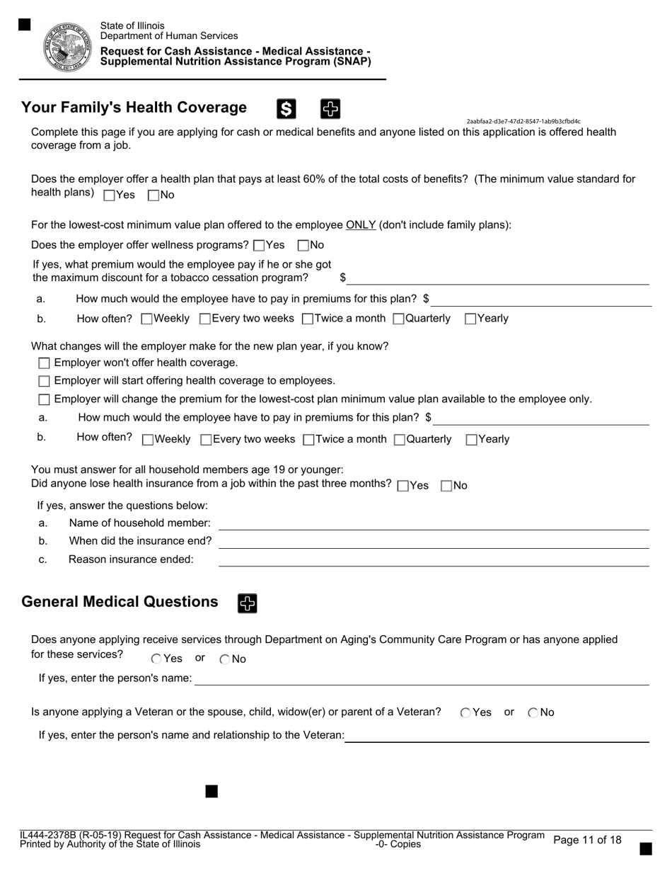 Form Il444 2378b Fill Out Sign Online And Download Fillable Pdf Illinois Templateroller 7918