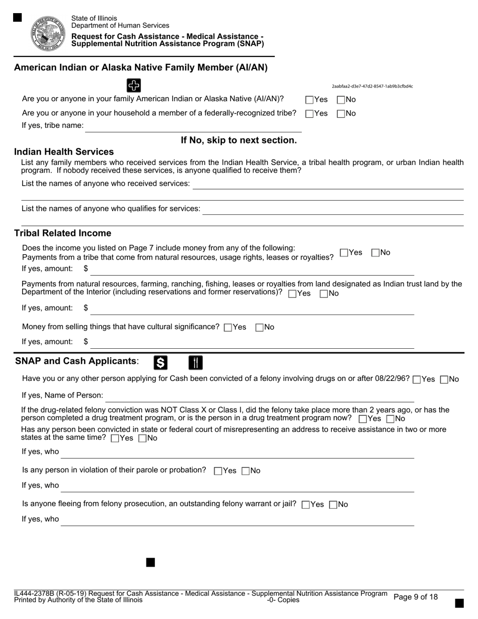 Form Il444 2378b Fill Out Sign Online And Download Fillable Pdf Illinois Templateroller 5789