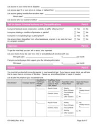 Form 470-0462 Financial Support Application - Iowa, Page 8