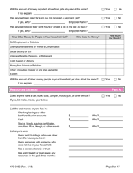 Form 470-0462 Financial Support Application - Iowa, Page 9