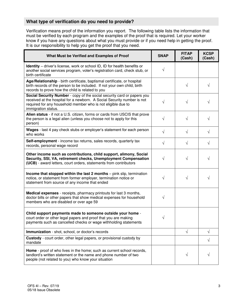 Form OFS4I Application for Assistance - Louisiana, Page 3