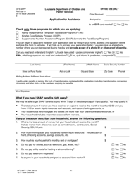 Form OFS4I Application for Assistance - Louisiana, Page 9