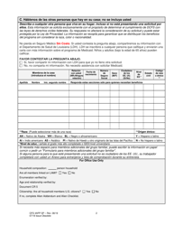 Formulario OFS4I Solicitud De Asistencia - Louisiana (Spanish), Page 12