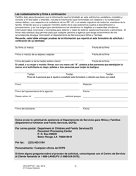 Formulario OFS4I Solicitud De Asistencia - Louisiana (Spanish), Page 22