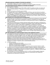Formulario OFS4I Solicitud De Asistencia - Louisiana (Spanish), Page 2