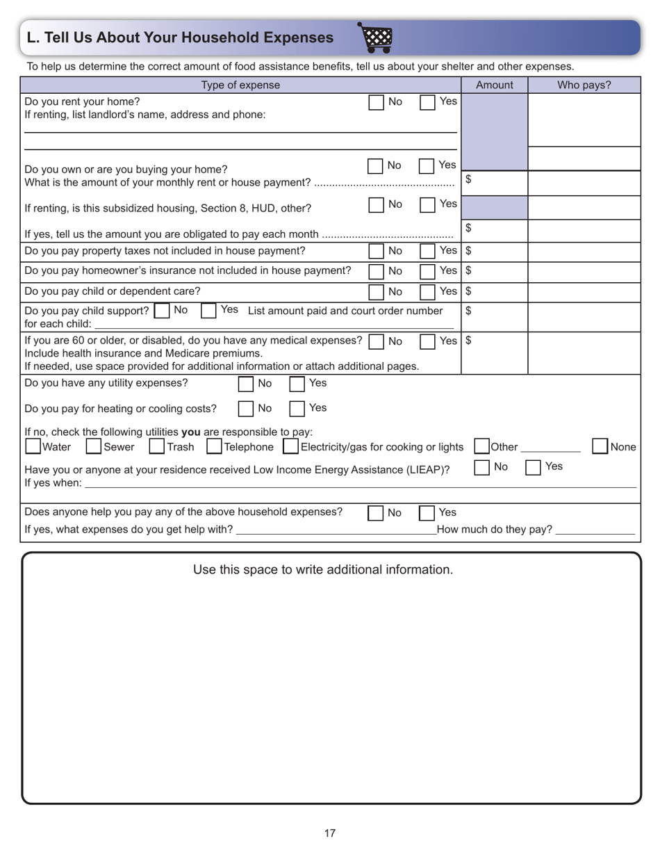 Form ES-3100 Application for Benefits - Kansas, Page 17