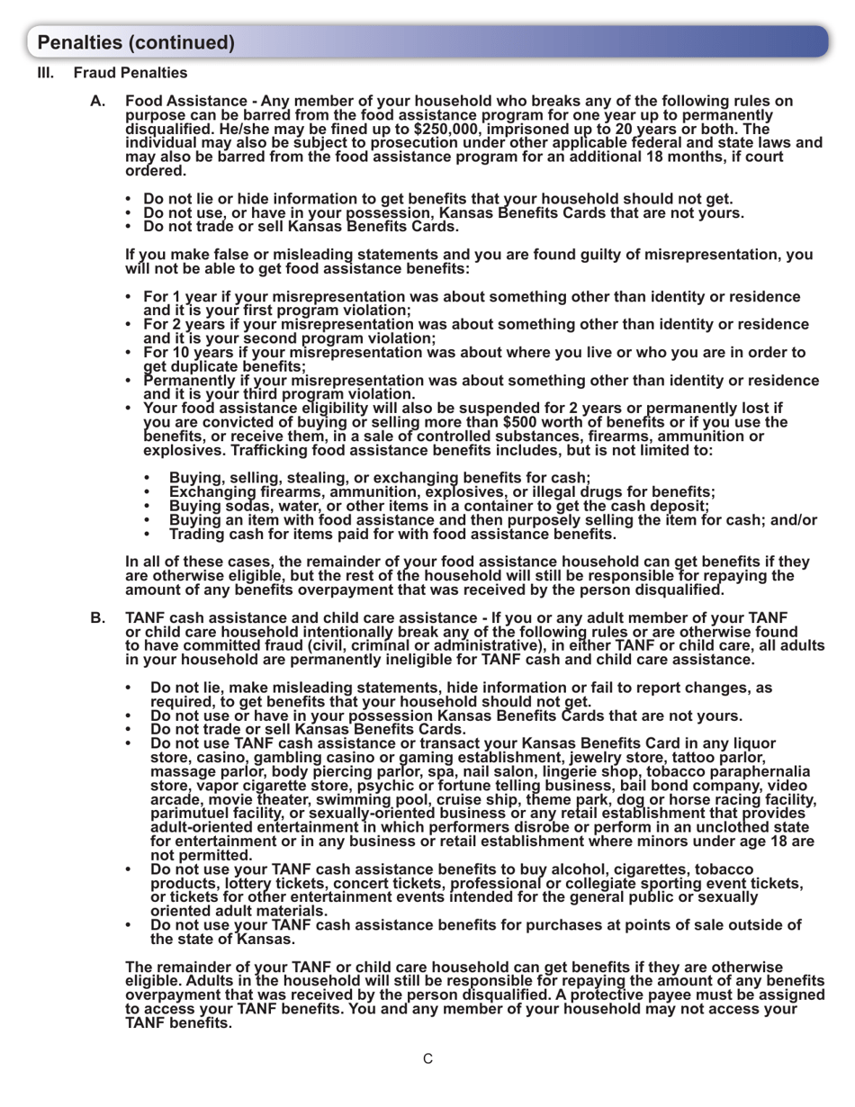 Form ES-3100 Application for Benefits - Kansas, Page 25