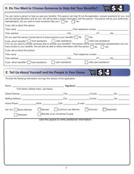 Form ES-3100 Application for Benefits - Kansas, Page 3