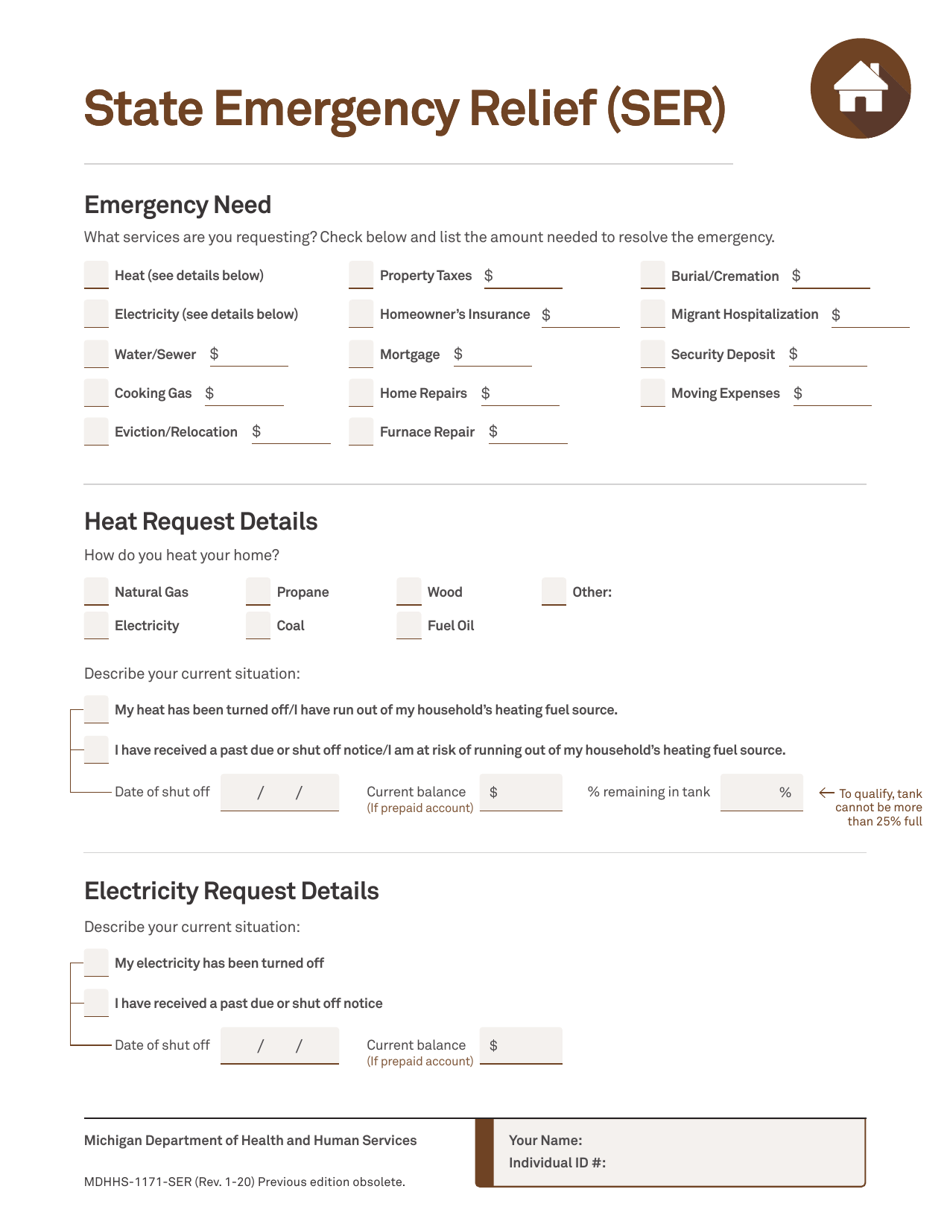 Form MDHHS-1171 Assistance Application - Michigan, Page 19