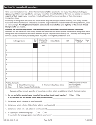 Form MO886-0460 (FS-1) Application for Food Stamp Benefits - Missouri, Page 2