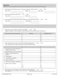 Form MO886-0460 (FS-1) Application for Food Stamp Benefits - Missouri, Page 4