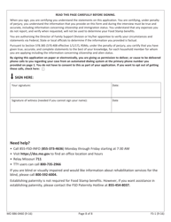 Form MO886-0460 (FS-1) Application for Food Stamp Benefits - Missouri, Page 8