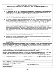 Form DPHHS-HCS-252 Supplemental Nutrition Assistance Program (Snap) Application - Montana, Page 11