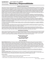 Formulario EA-117-S Solicitud De Beneficios De Asistencia Economica - Nebraska (Spanish), Page 18