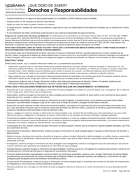 Formulario EA-117-S Solicitud De Beneficios De Asistencia Economica - Nebraska (Spanish), Page 19