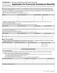 Form EA-117 Application for Economic Assistance Benefits - Nebraska, Page 12