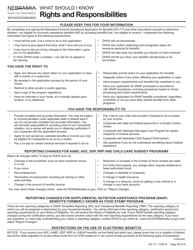Form EA-117 Application for Economic Assistance Benefits - Nebraska, Page 15