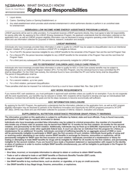 Form EA-117 Application for Economic Assistance Benefits - Nebraska, Page 16