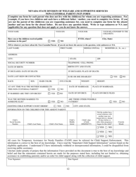 Form 2993-EG Application for Assistance - Nevada, Page 12