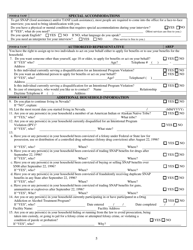 Form 2993-EG Application for Assistance - Nevada, Page 5