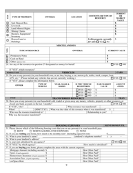 Form 2993-EG Application for Assistance - Nevada, Page 9