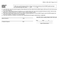 Form WFNJ-1J Application and Affidavit for Public Assistance - New Jersey, Page 12