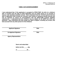 Form WFNJ-1J Application and Affidavit for Public Assistance - New Jersey, Page 16