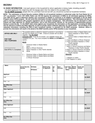 Form WFNJ-1J Application and Affidavit for Public Assistance - New Jersey, Page 2