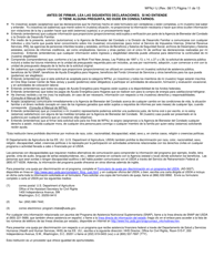 Formulario WFNJ-1J Solicitud Y Declaracion Jurada Para Asistencia Publica - New Jersey (Spanish), Page 11