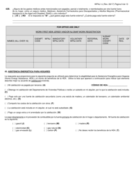 Formulario WFNJ-1J Solicitud Y Declaracion Jurada Para Asistencia Publica - New Jersey (Spanish), Page 9