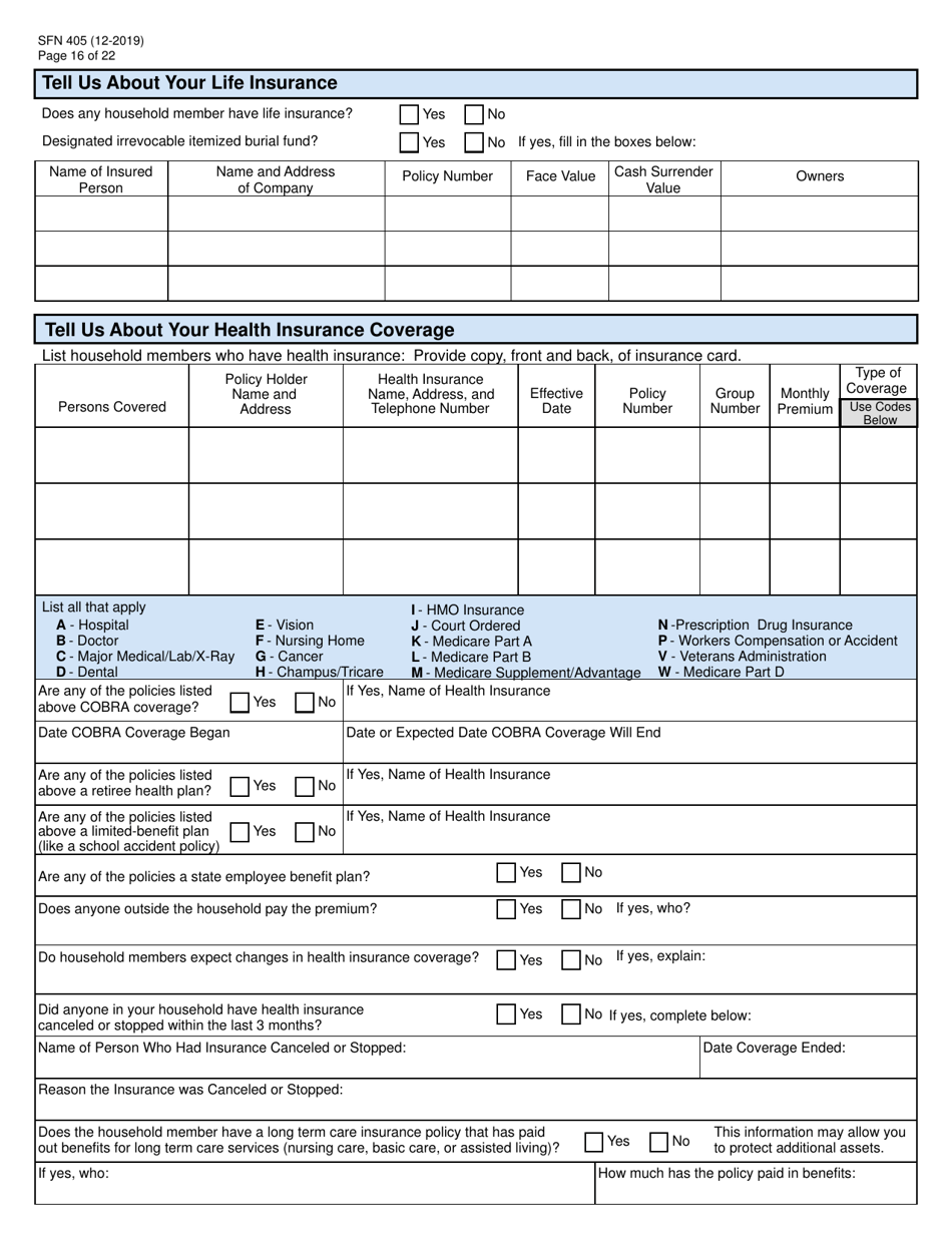 Form SFN405 Application for Assistance - North Dakota, Page 18